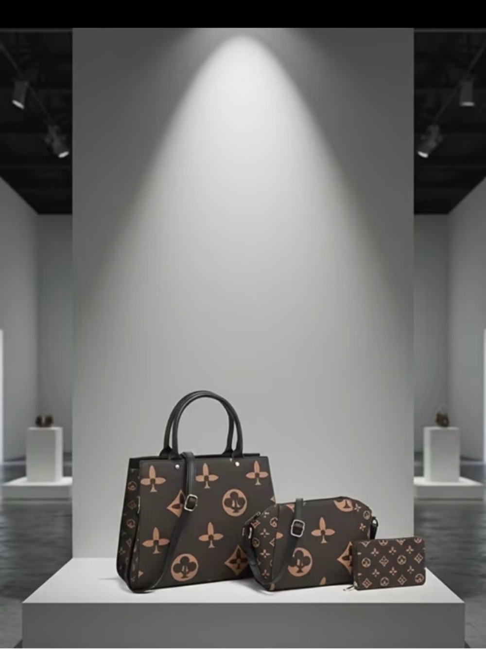 2 bags and  wallet